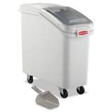Rubbermaid Commercial ProSave Mobile Ingredient Bin, 20.57 gal, 13.13 x 29.25 x 28, White (360088WHI)
