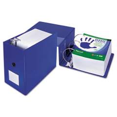 Samsill Clean Touch Locking D-Ring Reference Binder Protected w/Antimicrobial Additive, 3 Rings, 6" Capacity, 11 x 8.5, Blue (16322)