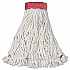 Web Foot Wet Mop Head, Shrinkless, Cotton/Synthetic, Large, White,  6/Carton (A253WHI)