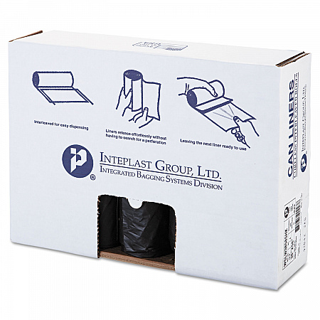 Low-Density Commercial Can Liners, 60 gal, 1.4 mil, 38