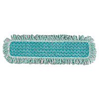HYGEN Microfiber Fringed Dust Mop Pad, 24w x 9d, Green (Q42600GR00)