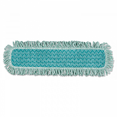 HYGEN Microfiber Fringed Dust Mop Pad, 24w x 9d, Green (Q42600GR00)