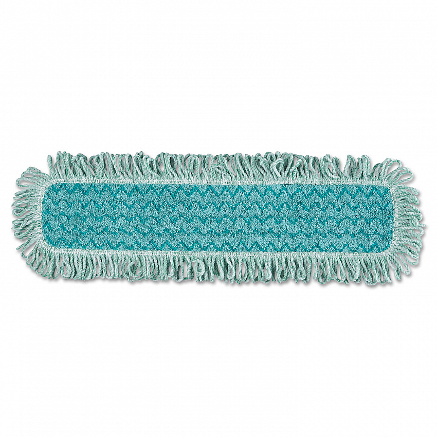 HYGEN Microfiber Fringed Dust Mop Pad, 24w x 9d, Green (Q42600GR00)