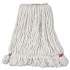 Rubbermaid Commercial Web Foot Wet Mop Head, Shrinkless, White, Small, Cotton/Synthetic, 6/Carton (A211WHI)