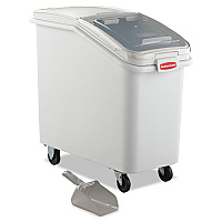 ProSave Mobile Ingredient Bin, 26.18 gal, 15.5 x 29.5 x 28, White, Plastic (360288WHI)