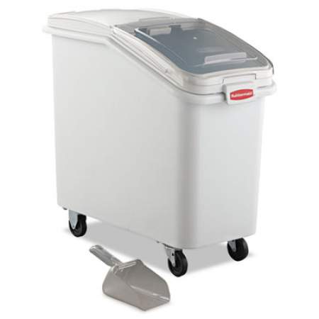Rubbermaid Commercial ProSave Mobile Ingredient Bin, 26.18 gal, 15.5 x 29.5 x 28, White (360288WHI)