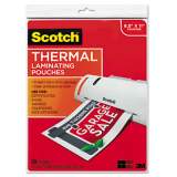 Scotch Laminating Pouches, 3 mil, 9" x 11.5", Gloss Clear, 20/Pack (TP385420)