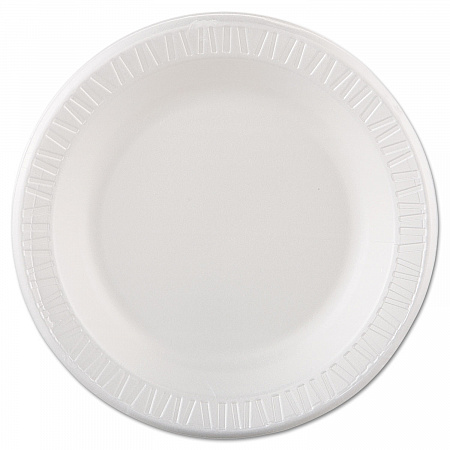 Quiet Classic Laminated Foam Dinnerware, Plate, 10.25