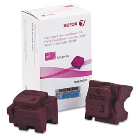 Xerox 108R00991 Solid Ink Stick, 4,200 Page-Yield, Magenta, 2/Box