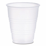 High-Impact Polystyrene Cold Cups, 5 oz, Plastic, Translucent, 100/Sleeve, 25 Sleeves/Carton (Y5CT)