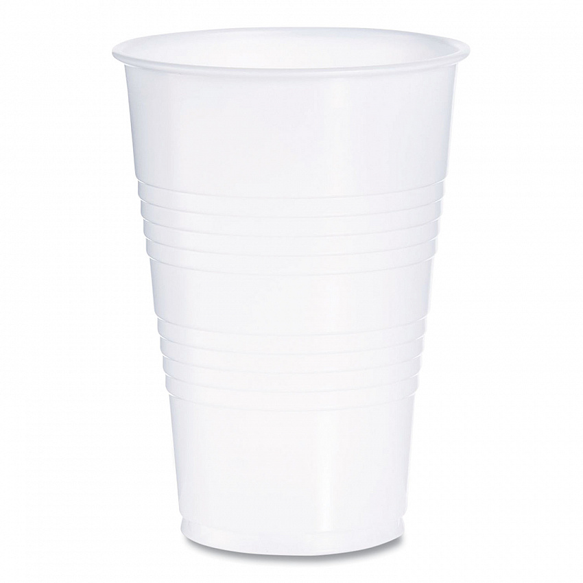 High-Impact Polystyrene Cold Cups, 16 oz, Plastic, Translucent, 50/Sleeve, 20 Sleeves/Carton (Y16T)