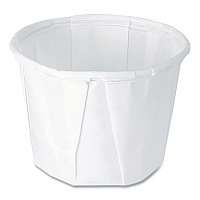 Paper Portion Cups, ProPlanet Seal, 0.5 oz, White, 250/Bag, 20 Bags/Carton (050)