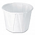 Paper Portion Cups, ProPlanet Seal, 0.5 oz, White, 250/Bag, 20 Bags/Carton (050)