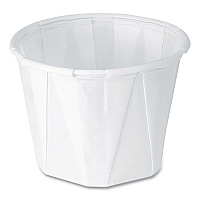 Paper Portion Cups, ProPlanet Seal, 1 oz, White, 250/Bag, 20 Bags/Carton (100)