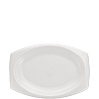 Quiet Classic Laminated Foam Dinnerware, Platter, 6.7 x 9.8, White, 500/Carton (9PRWQR)