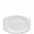 Quiet Classic Laminated Foam Dinnerware, Platter, 6.7 x 9.8, White, 500/Carton (9PRWQR)