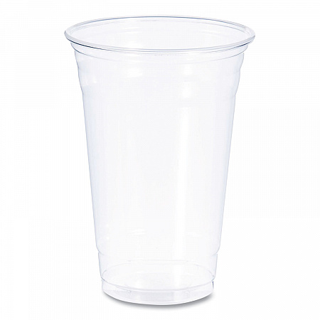 Polypropylene Cups, Cold Cups, 20 oz, Plastic, Clear, 50/Bag, 12 Bags/Carton (20PX)