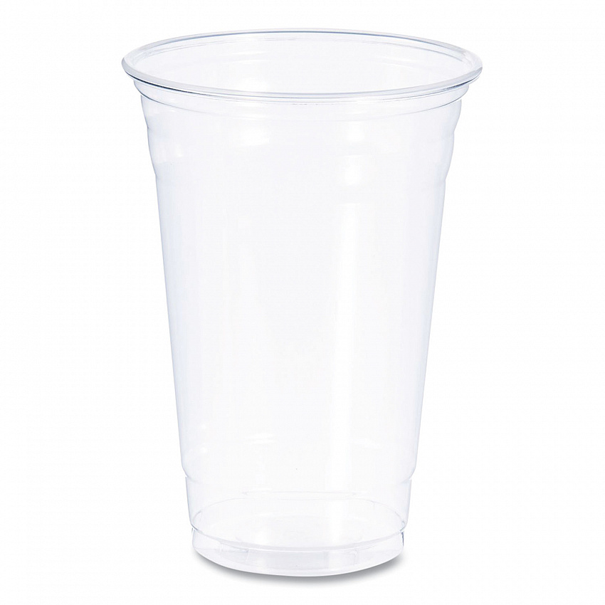 Polypropylene Cups, Cold Cups, 20 oz, Plastic, Clear, 50/Bag, 12 Bags/Carton (20PX)