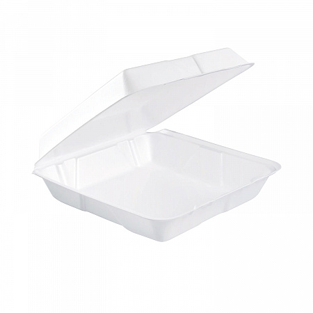 Foam Hinged Lid Containers, 9.25 x 9.5 x 3, 200/Carton (95HT1R)