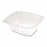 ClearPac Containers, 12 oz, 4.9 x 5.9 x 2, Clear, Plastic, 63/Pack, 16 Packs/Carton (C12DER)
