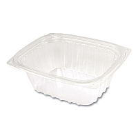 ClearPac Containers, 12 oz, 4.9 x 5.9 x 2, Clear, Plastic, 63/Pack, 16 Packs/Carton (C12DER)