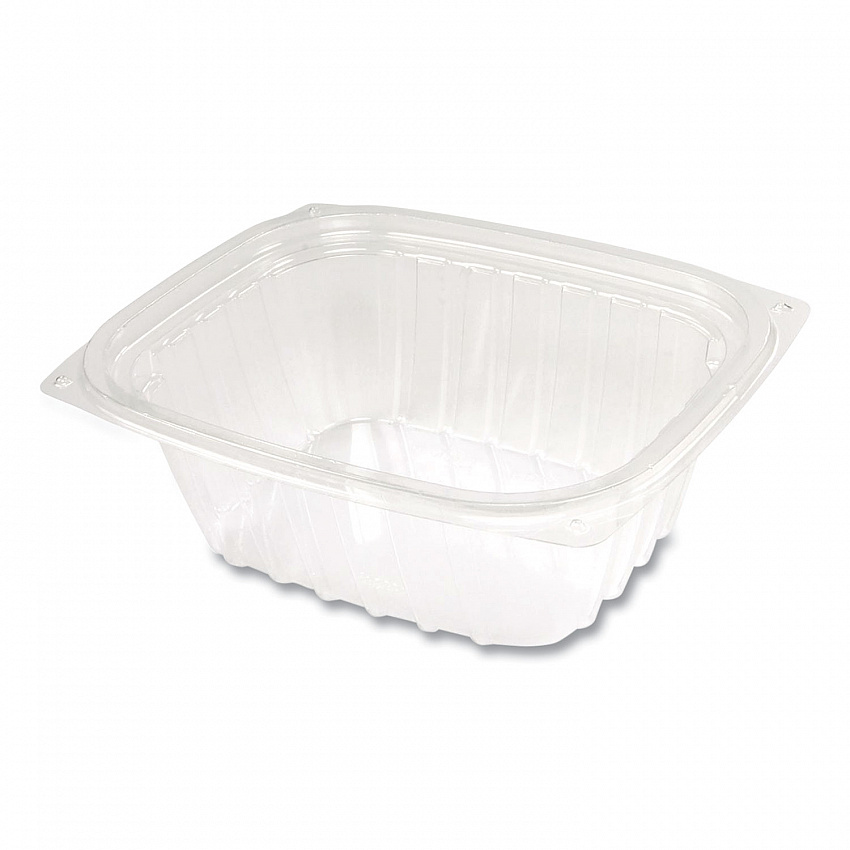 ClearPac Containers, 12 oz, 4.9 x 5.9 x 2, Clear, Plastic, 63/Pack, 16 Packs/Carton (C12DER)