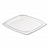 ClearPac Clear Container Lids, Flat, 4.9 x 5.9, Clear, Plastic, 63/Pack, 16 Packs/Carton (C12DLR)