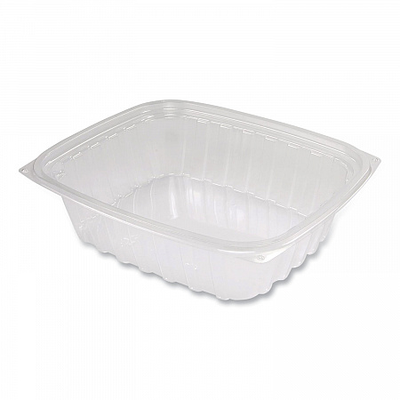 ClearPac Containers, 24 oz, 6.5 x 7.5 x 2, Clear, Plastic, 63/Pack, 8 Pack/Carton (C24DER)