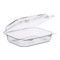 StayLock Clear Hinged Lid Containers, 6 x 7 x 2.1, Clear, Plastic, 125/Packs, 2 Packs/Carton (C26UT1)