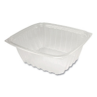 ClearPac Containers, 32 oz, 9.4 x 6.8 x 2.1, Plastic, 63/Pack, 8 Pack/Carton (C32DER)