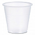 High-Impact Polystyrene Cold Cups, 3.5 oz, Plastic, Translucent, 100/Sleeve, 25 Sleeves/Carton (Y35)