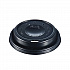 Cappuccino Dome Sipper Lids, Fits 12 oz to 24 oz Hot Cups, Plastic, Black, 100/Pack, 10 Packs/Carton (16ELBLK)
