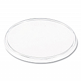 Non-Vented Cup Lids, Fits 32 oz/44 oz Hot Cups, Plastic, Clear, 500/Carton (32CLR)