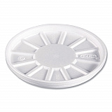 Vented Foam Lids, 8 oz to 60 oz Hot Cups, White, 50/Pack, 10 Packs/Carton (32RL)
