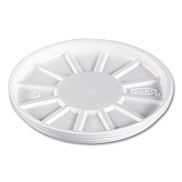 Vented Foam Lids, 8 oz to 60 oz Hot Cups, White, 50/Pack, 10 Packs/Carton (32RL)