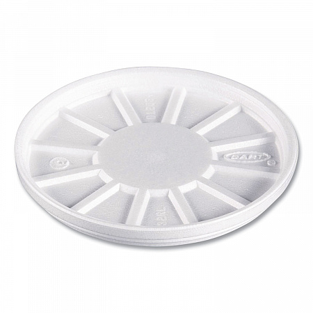 Vented Foam Lids, 8 oz to 60 oz Hot Cups, White, 50/Pack, 10 Packs/Carton (32RL)