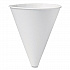 Bare Eco-Forward Treated Paper Funnel Cups, ProPlanet Seal, 10 oz, White, 250/Bag, 4 Bags/Carton (10BFC)
