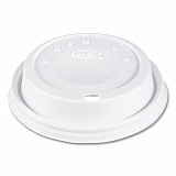 Cappuccino Dome Sipper Lids, Fits 12 oz Hot Cups, Plastic, White, 1,000/Carton (12EL)
