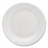 Mediumweight Foam Dinnerware, Plate, 6" dia, White, 125/Pack (6PWQRPK)