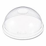 Ultra Clear Dome Cold Cup Lids, Fits 16 oz to 24 oz Cold Cups, Plastic, Clear, 1,000/Carton (DLR626CT)