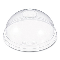 Ultra Clear Dome Cold Cup Lids, Fits 16 oz to 24 oz Cold Cups, Plastic, Clear, 1,000/Carton (DLR626CT)