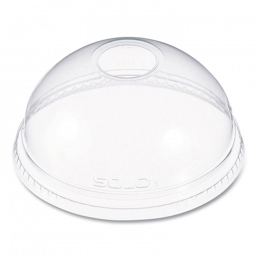 Ultra Clear Dome Cold Cup Lids, Fits 16 oz to 24 oz Cold Cups, Plastic, Clear, 1,000/Carton (DLR626CT)