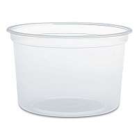 MicroGourmet Food Container, 16 oz, Translucent, Plastic, 50/Pack, 10 Packs/Carton (MN160100)