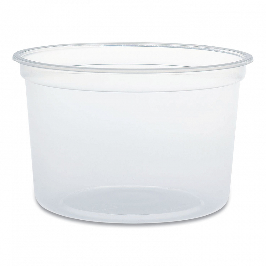 MicroGourmet Food Container, 16 oz, Translucent, Plastic, 50/Pack, 10 Packs/Carton (MN160100)