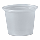 Polystyrene Portion Cups, 1 oz, Plastic, Translucent, 2,500/Carton (P100N)