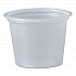 Polystyrene Portion Cups, 1 oz, Plastic, Translucent, 2,500/Carton (P100N)