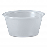 Polystyrene Portion Cups, 2 oz, Plastic, Translucent, 250/Bag, 10 Bags/Carton (P200N)