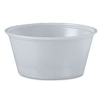 Polystyrene Portion Cups, 3.25 oz, Plastic, Translucent, 250/Bag, 10 Bags/Carton (P325N)
