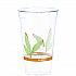 Bare Eco-Forward RPET Cold Cups, 24 oz, Plastic, Clear/Green/Orange, 50/Pack, 12 Packs/Carton (RTD24BARE)