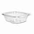 ClearPac SafeSeal Tamper-Resistant/Evident Containers, Flat Lid, 8 oz, Clear, Plastic, 100/Bag, 2 Bags/Carton (CH8DEF)